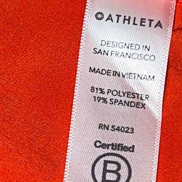 NWOT Athleta Womens Vermillion Calistoga Wrap Midi Dress Womens S - Picture 8 of 10